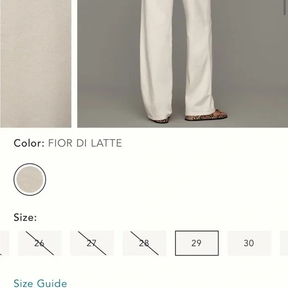 NWOT White Reformation Jeans - Picture 5 of 5